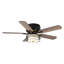 Ventilateur de plafond 48 po avec ensemble d'éclairage Renard
