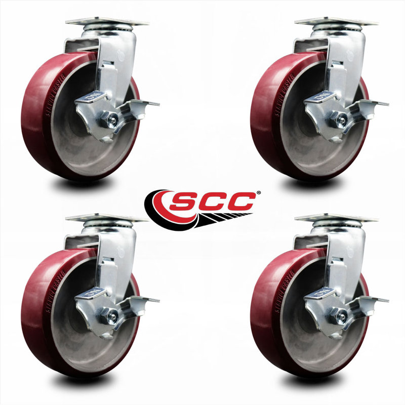 Poly and Aluminum Caster