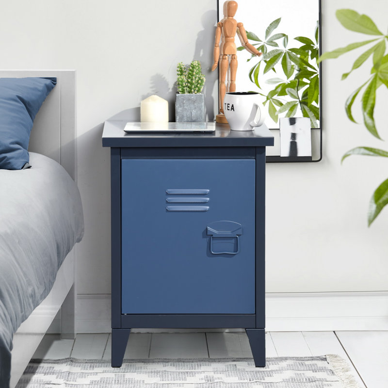 Shanna End Table, Dark Blue