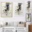 Minimalisme Stingray noir et blanc peinture I - Stingray Wall Art Living Room-97193201-97193208