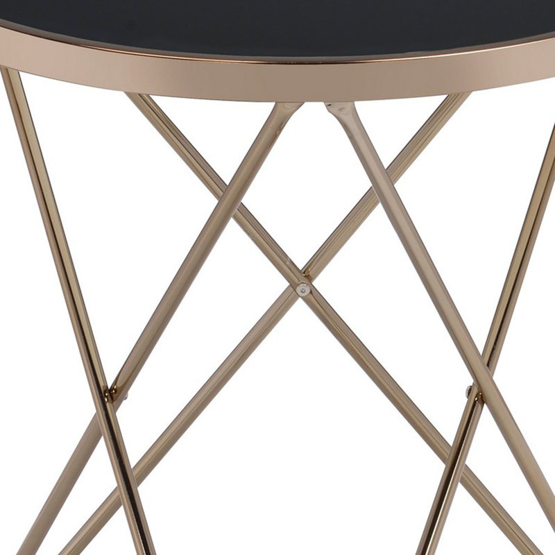 Table de bout Huckell, Noir