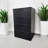 Oliver Four-Drawer Jumbo Chest in Black