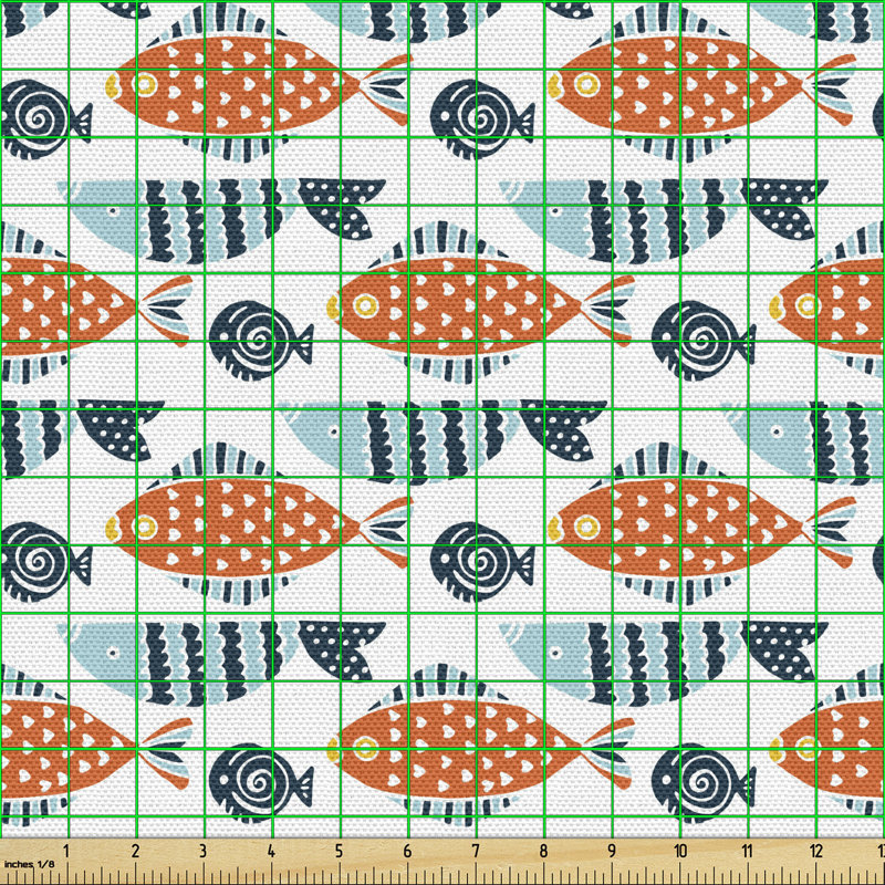 Chiani Marine Cartoon Animal Multi-Purpose Fabric