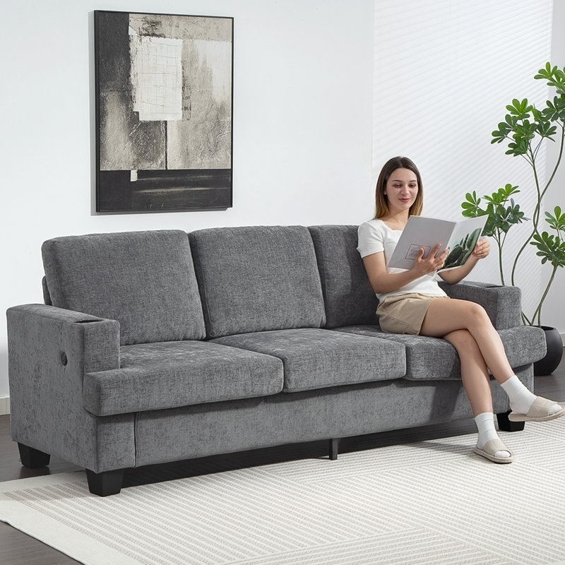 3 Seater Sofa, Gray