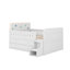 Lit double avec DEL, tiroirs de rangement-1294505226