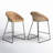 Kyle Counter Stool with Metal Frame
