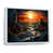 White Floater Framed