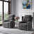Velours gris foncé est en rupture de stock