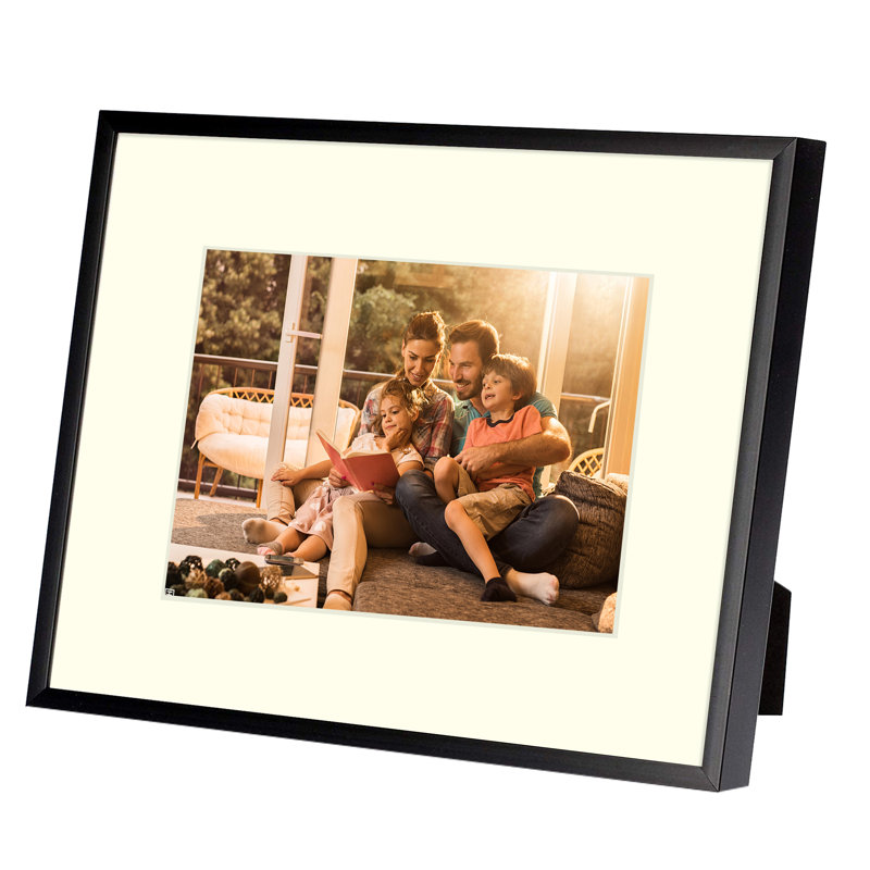 Argjirulla Black Metal Picture Frame with Mat