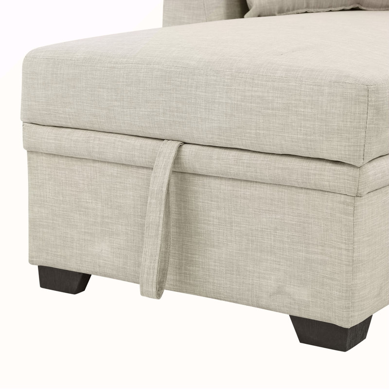 Modular Sleeper Sectional Sofa With Storage
