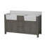 Meuble-lavabo double l 60 po Yorkshire-30204289