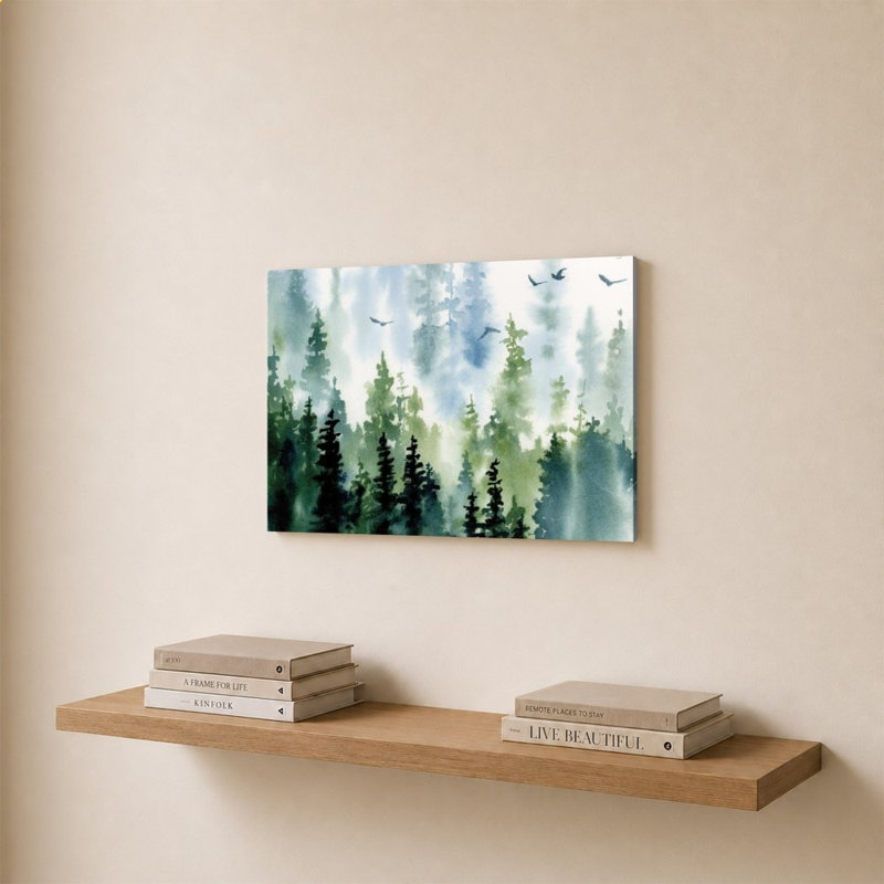 Treeline par Katrina Pete - Impression sur toile, H 20 po x l 30 po, Ne s’applique pas