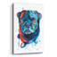 Art mural en verre Red Barrel Studio «Rainbow Dogs Pug» par Lindsay Kivi-1904894329