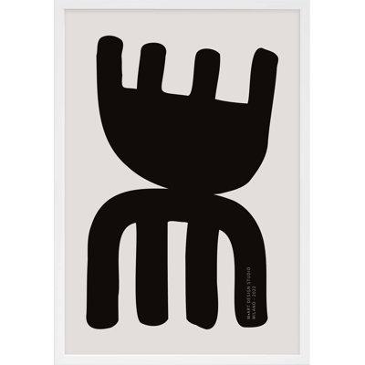 «Celinka Modern Primitive 1» par Romina Gadler - Art mural encadré