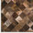 Avahlynn Patchwork Machine Woven Chenille Area Rug in Brown-298864904