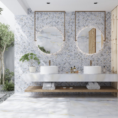 Carreau de mur et de plancher en porcelaine onyx 12 x 12 Splendor