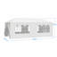 Pavillon de jardin 10 pi x 20 pi avec 6 parois latérales amovibles-127438756