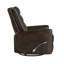 Fauteuil inclinable et pivotant en similicuir Sacson-540317558