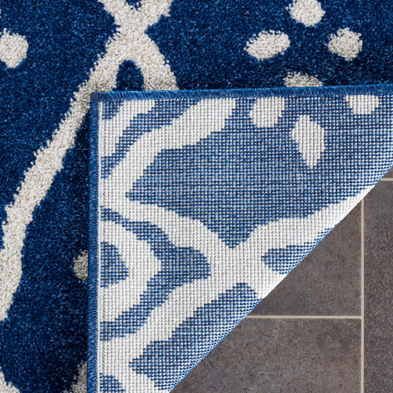 Anyah Performance Geometric Rug, Rectangle 5'3" x 8'