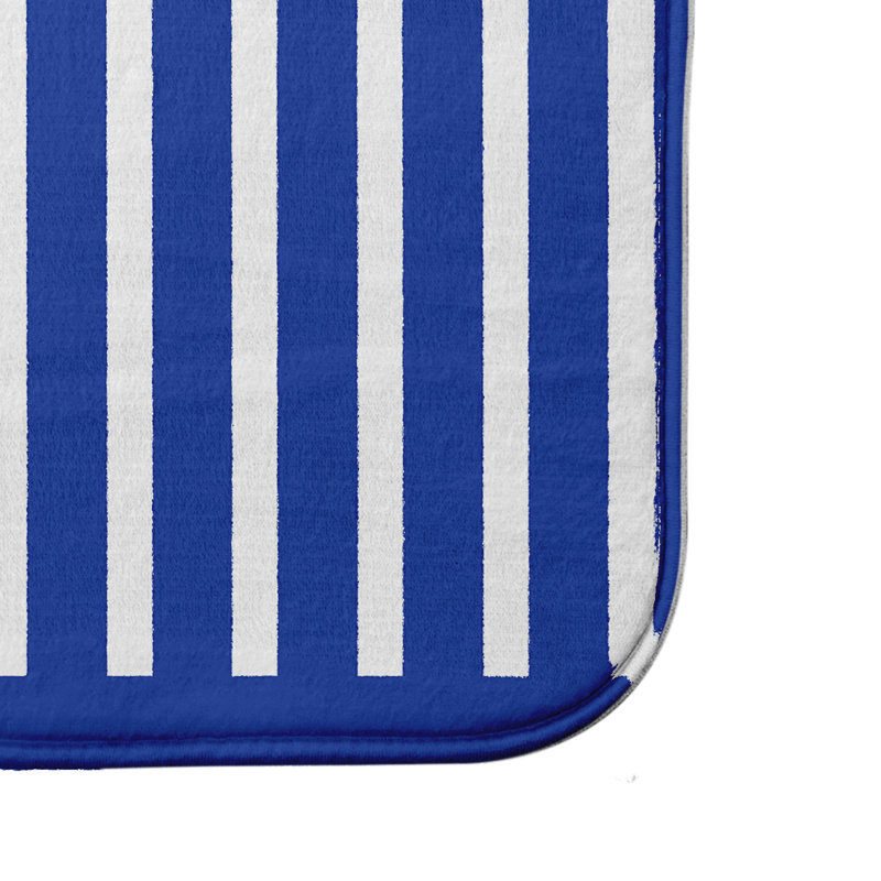 Tapis pour salle de bain Naomi, l 17 po x L 24 po, Royal