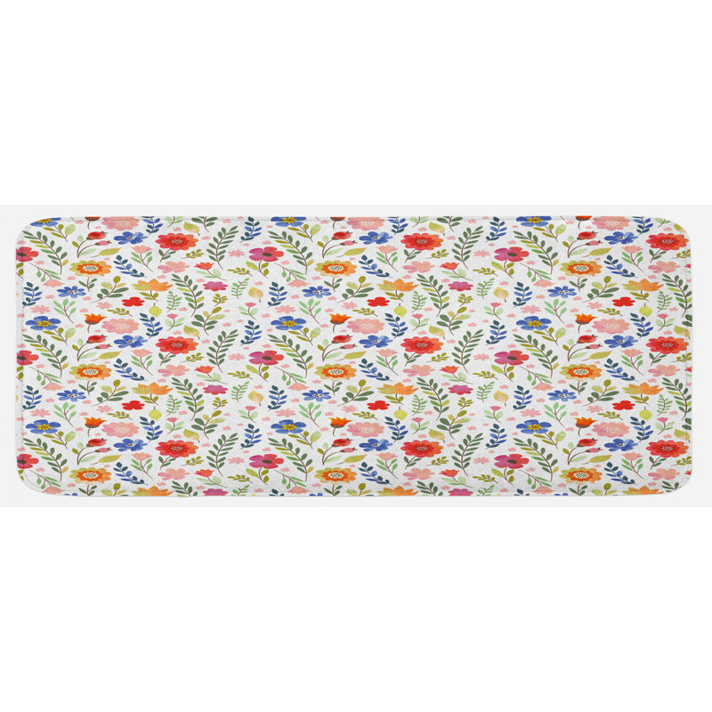 Tapis de cuisine aquarelle