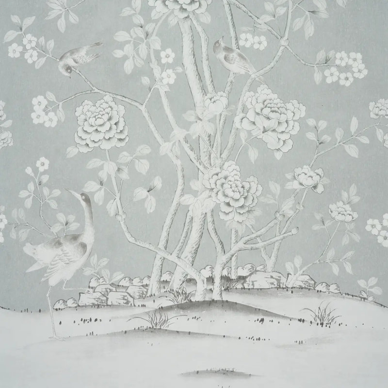 Panneau de palais Schumacher x Mary McDonald, Grisaille