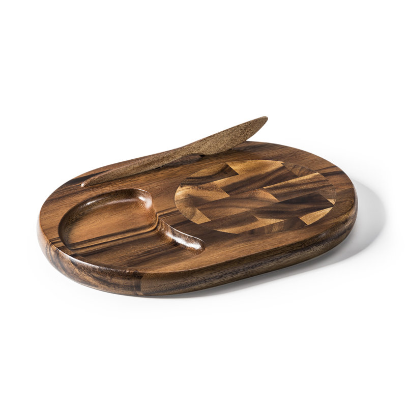 Union Rustic Melania Wood Platter