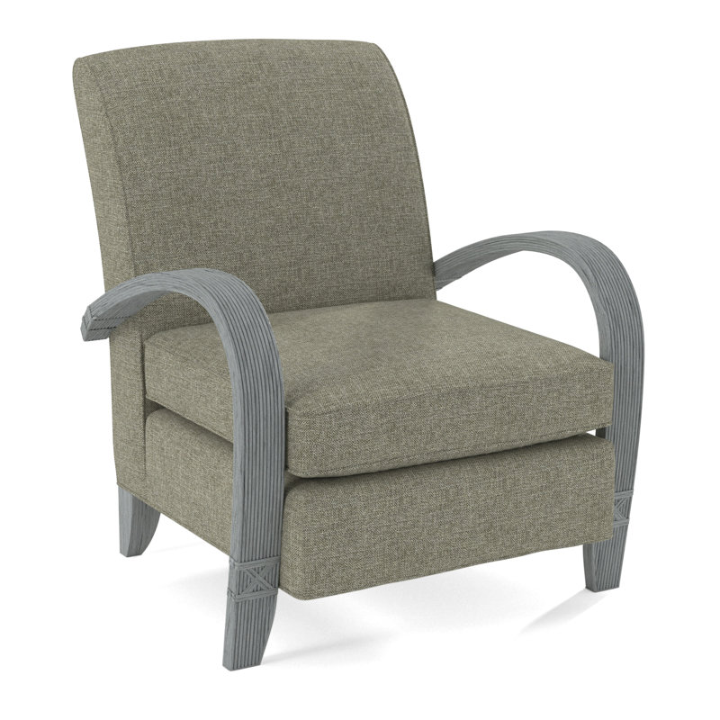 Vero Armchair, White Sugar Performance; 0863-91, Nickel