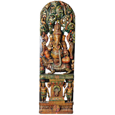 Grand Bhakawan Ganesha assis sur un rat