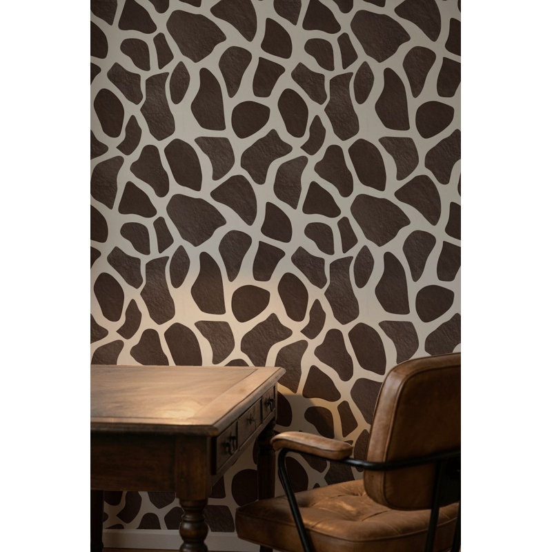 Décoration murale moderne à motif animalier, girafe, Peler et coller