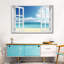 Window To Remote Beach Canvas Print-92520039