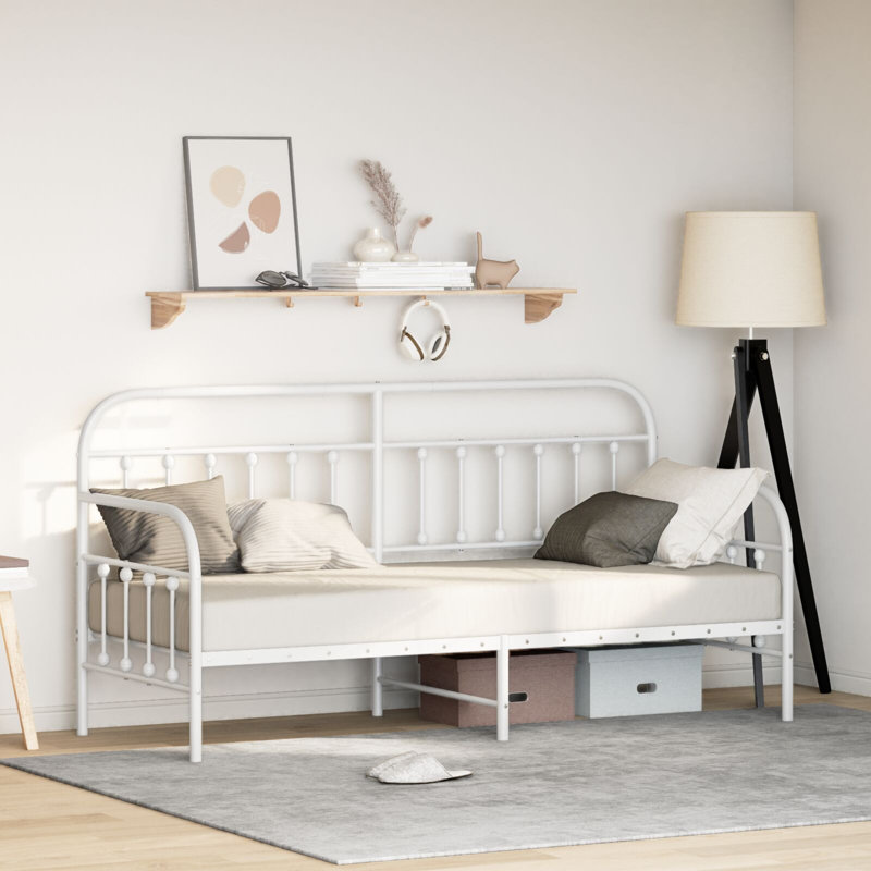 Daybed Frame Steel, Small Single (2'6), White