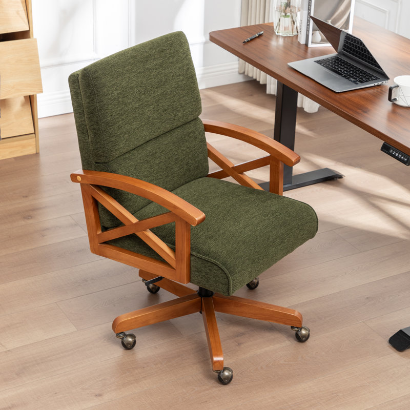 Chaise de bureau Jamestown Mid-Century, Vert olive
