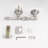 Passage Door Lever with Round Rosette-43663653