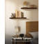 Tablettes flottantes 17 "Acacia Live Edge, tablettes flottantes en bois pour mur-216028119-58610664