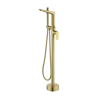 Robinet de baignoire autoportant avec pomme de douche à main Topcraft