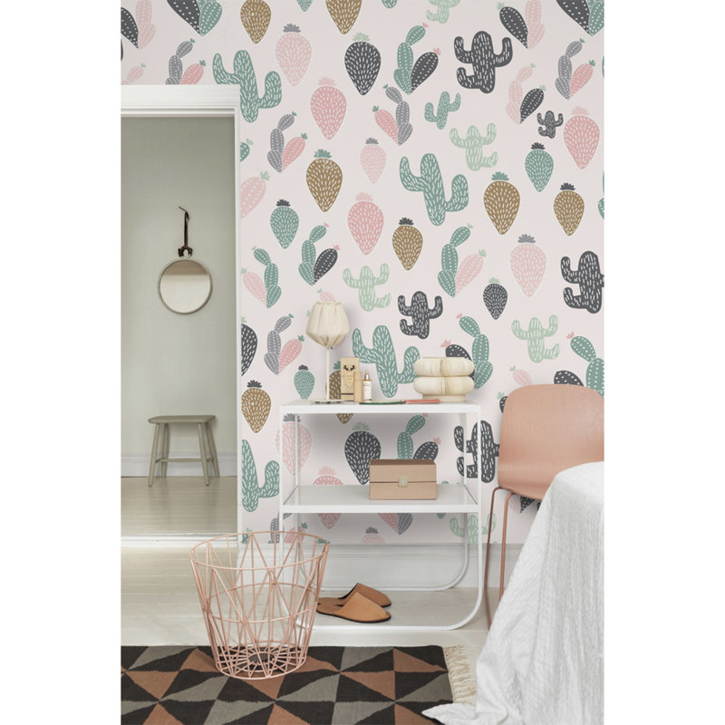 Anthiathia 2.5m x 2.5m Matte Wallpaper Roll, 250 x 250cm