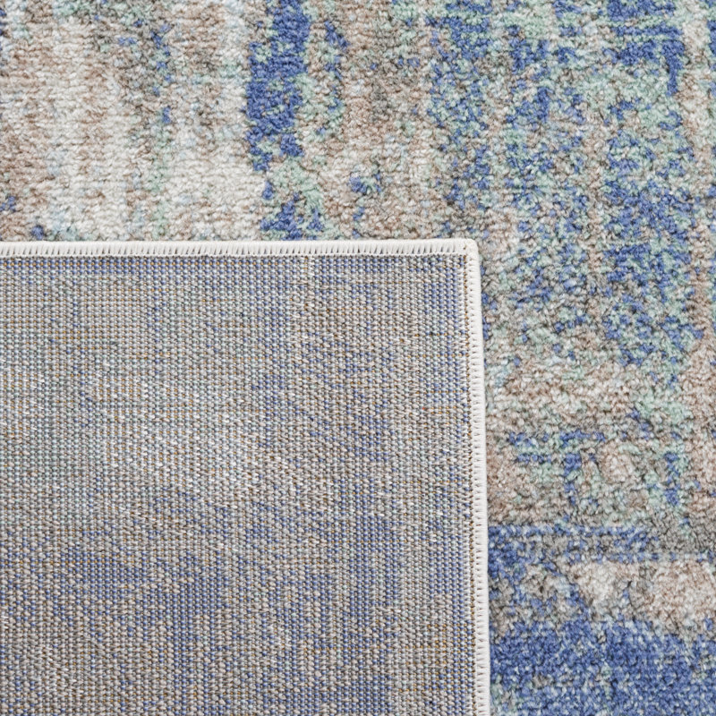 Tapis gris / beige Strasser 506, Rectangle 4 pi 5 po x 6 pi 5 po
