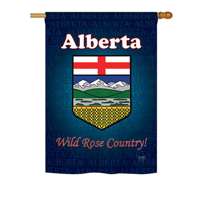 Double Sided Polyester House Flag