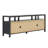 Modern Solid Wood  TV Stand With Glass Top-1469945708-1469945709