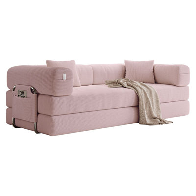 78.8Inch Modular Sectional Sofa, Convertible Pudding Block Sofa, Floor Standing Sofa Bed Arm Comfort Sofa Bed, Compression Sofa For Living Room And Bedroom