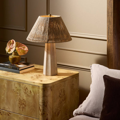 Astra Table Lamp-Natural Paper Cord