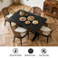 Chaise d'appoint rembourrée en rotin