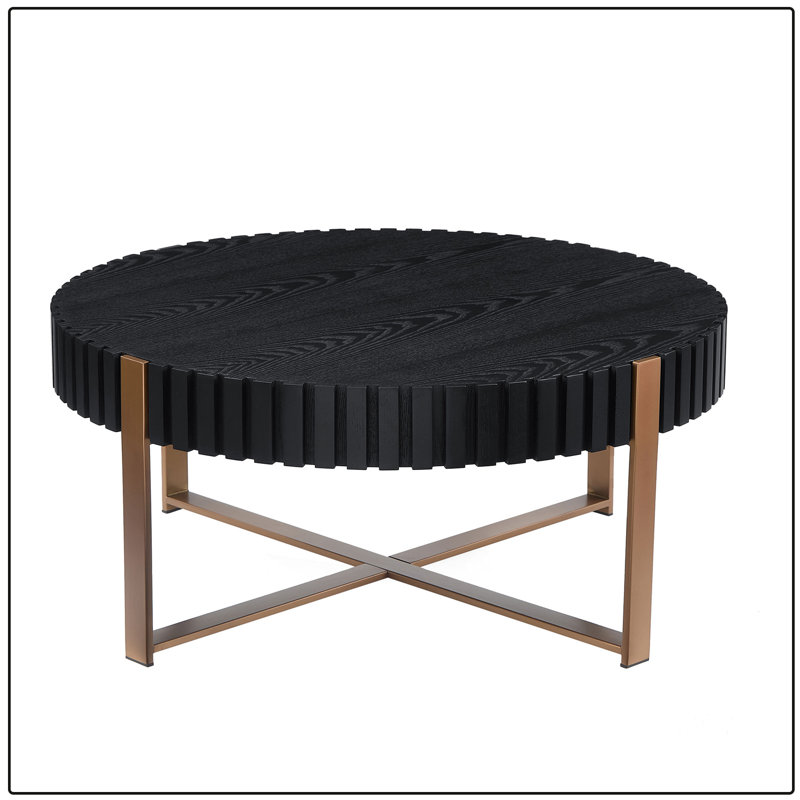 Table basse simple, Noir