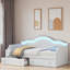 Upholstered Daybed With Led And 2 Drawers-117353046-117353048