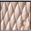 Canapé en bois massif sculpté double face