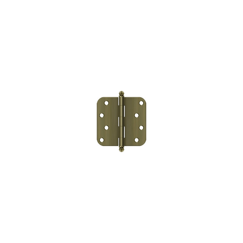 102'' x 102'' Steel Butt Bearing Hinge, Antique Brass