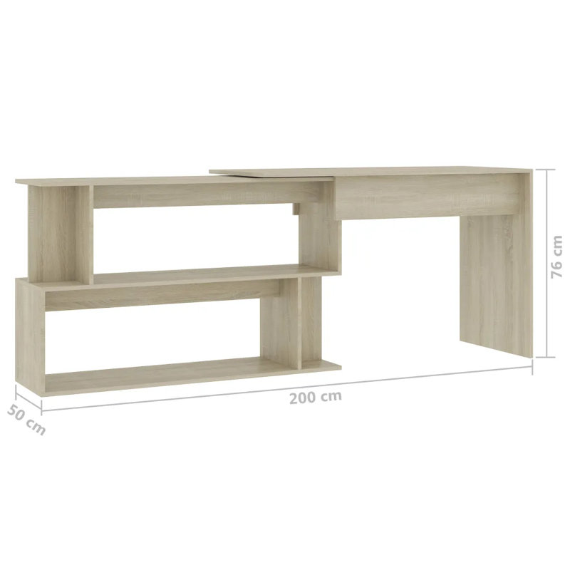 Anastazja Writing Desk, Sonoma Oak