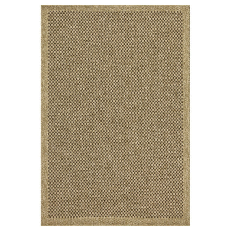 Earth Jute/Mocha Indoor/Outdoor Area Rug, Runner 2'7" x 7'3"