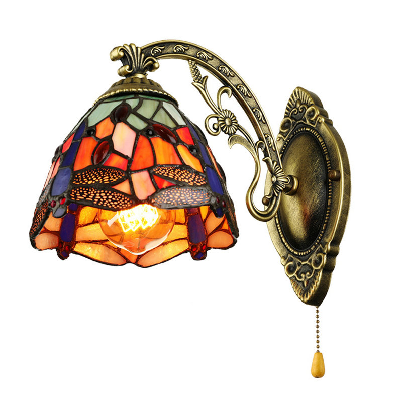 Halli Bronze Armed Sconce, Goldenrod